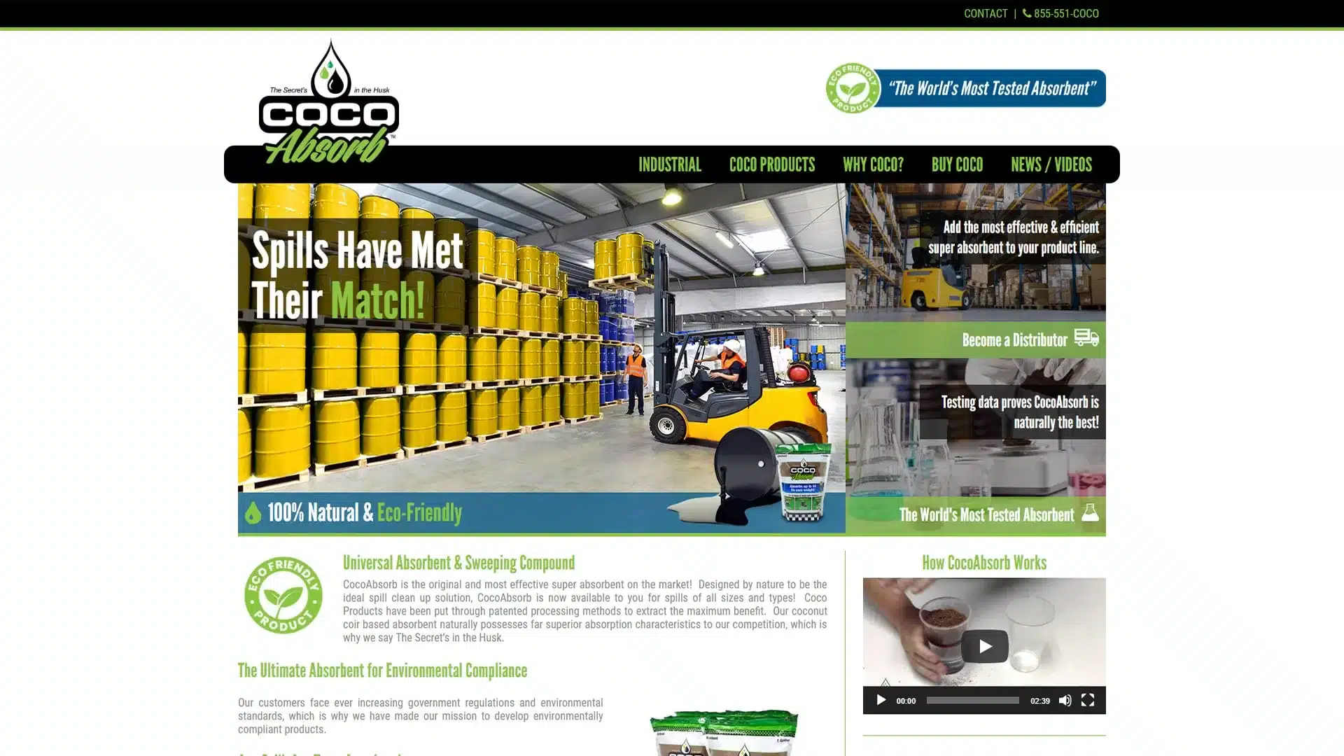 Absobent Product Website