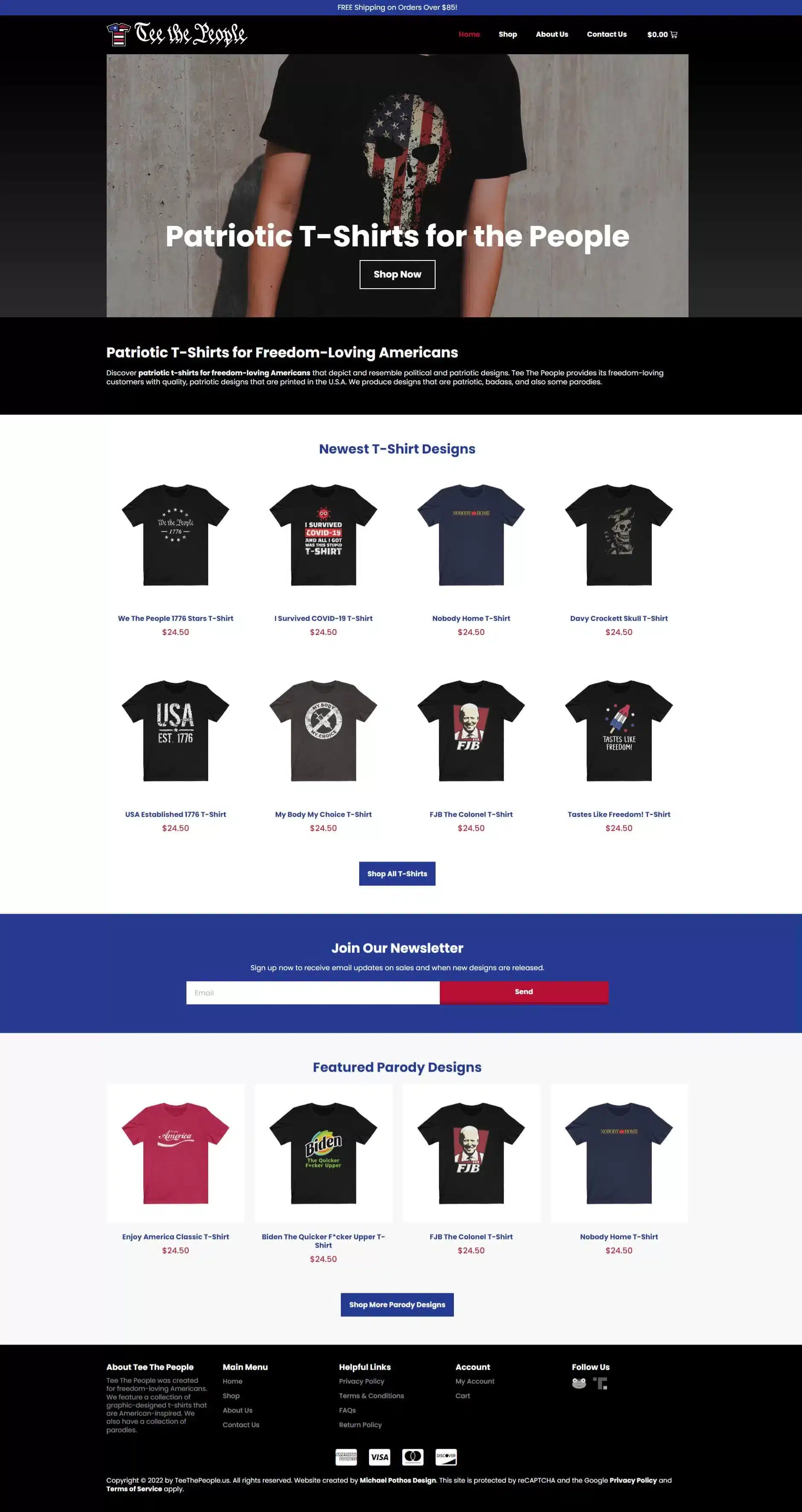 E-Commerce Clothing Company Website