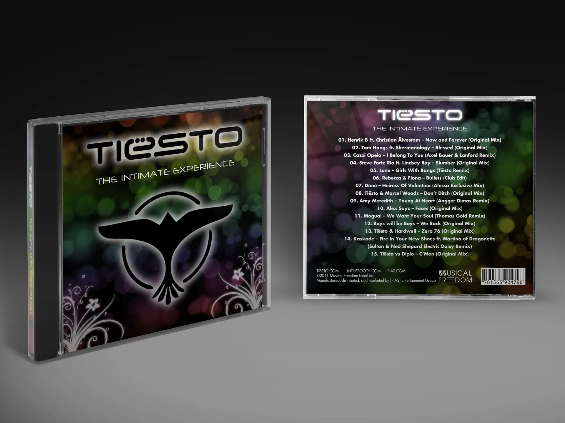 Music Event Mockup CD Cover