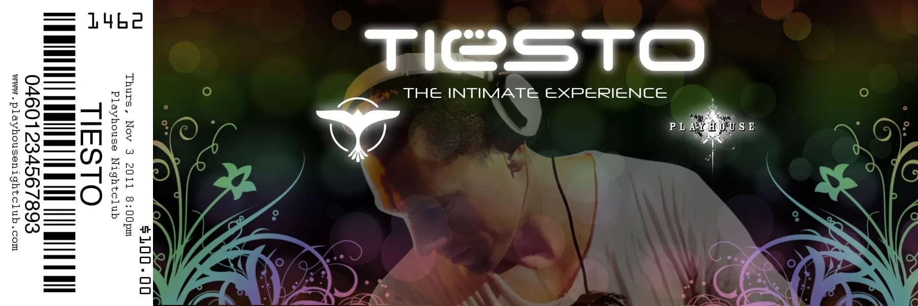 Music Event Mockup Concert Ticket